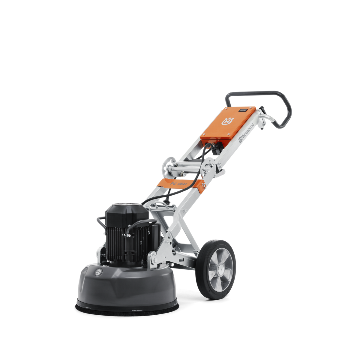 Husqvarna PG 450 planetary floor grinder, front three-quarter view