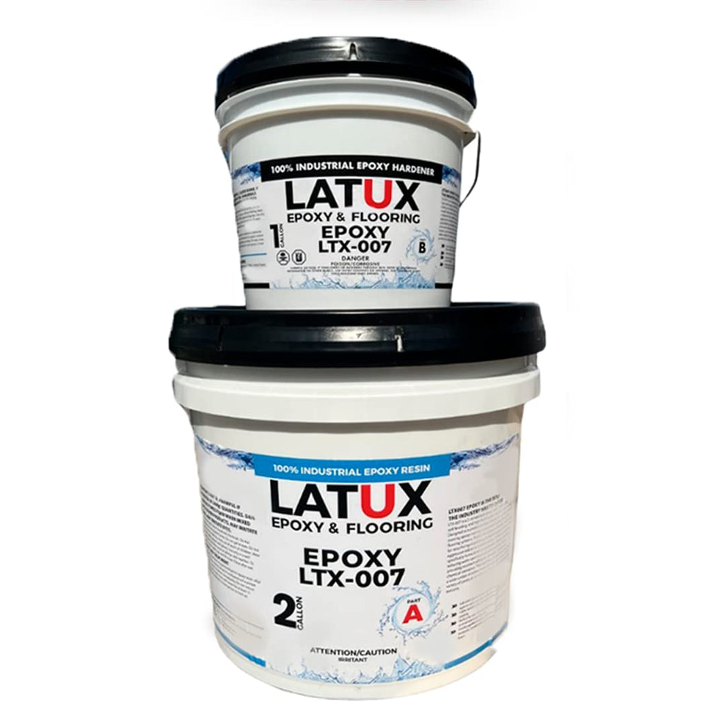 Latux Epoxy & Flooring 3 Gallon / 2 Part Kit