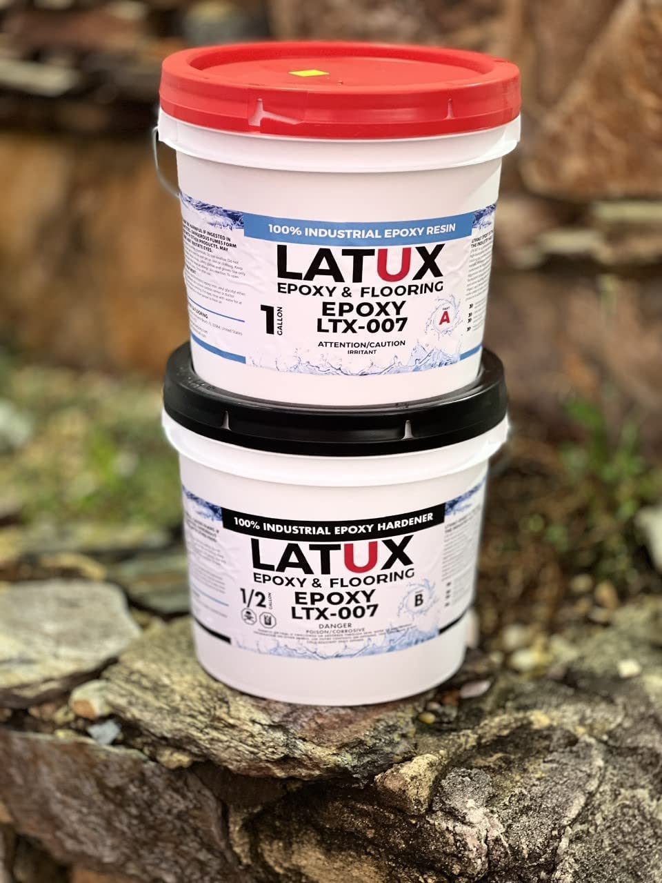 Latux Epoxy & Flooring 1.5 Gallon / 2 Part Kit Garages, Flooring, Tabletops & More LTX-007