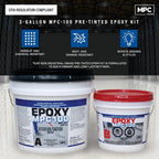 MPC Flake Floor Epoxy System - Contractor-Grade Floor Epoxy Kit for Residential and Commercial Use, 3 Gallons, 25 Pounds, Covers 400 Square Feet