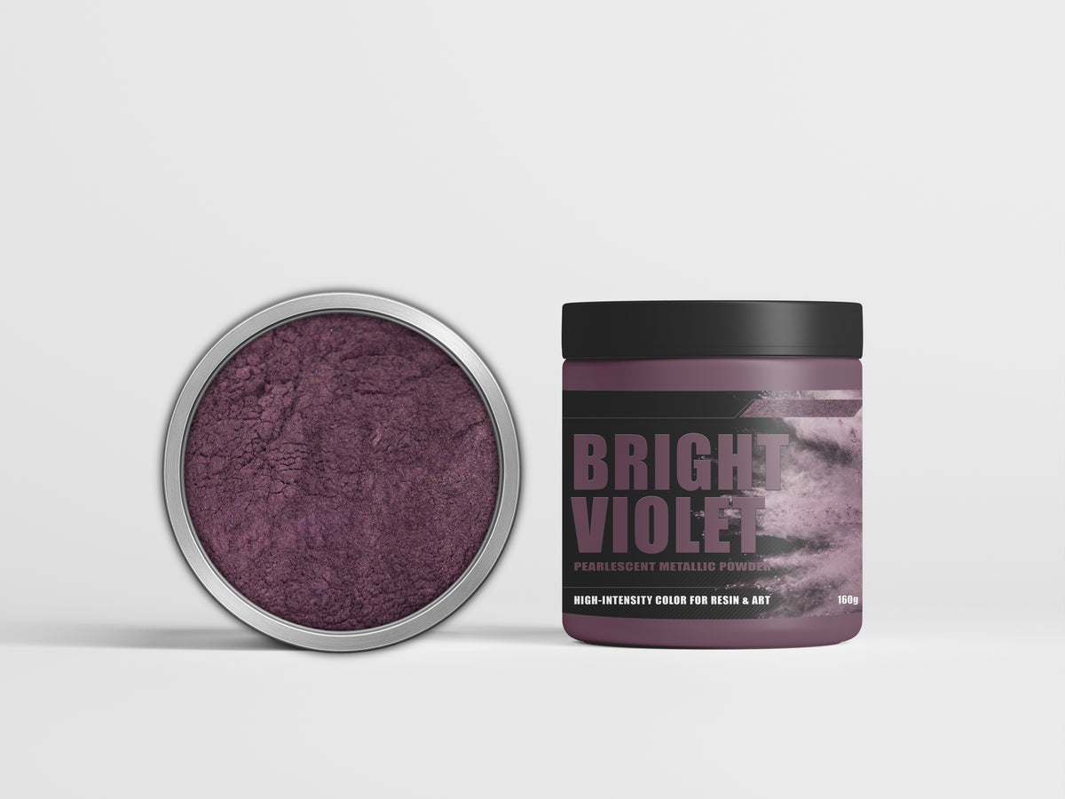 Latux Bright Violet metallic epoxy pigment swatch