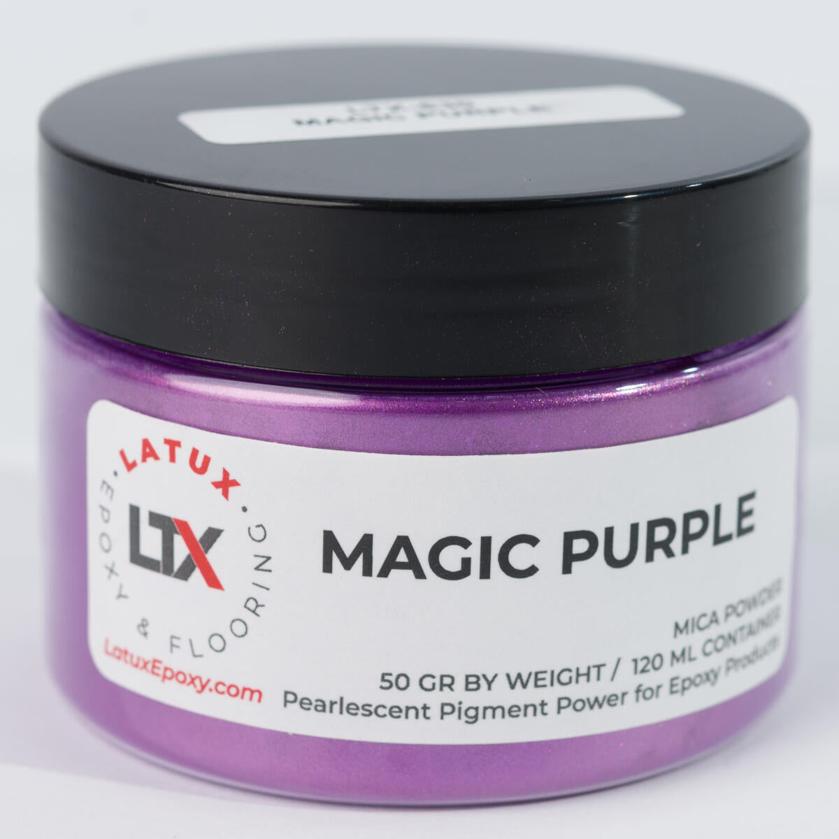 Latux LTX-800 metallic epoxy pigment color swatch