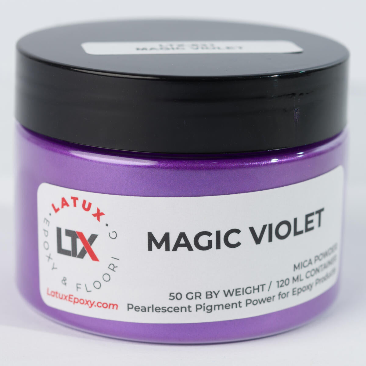 Latux LTX-800 metallic epoxy pigment color swatch