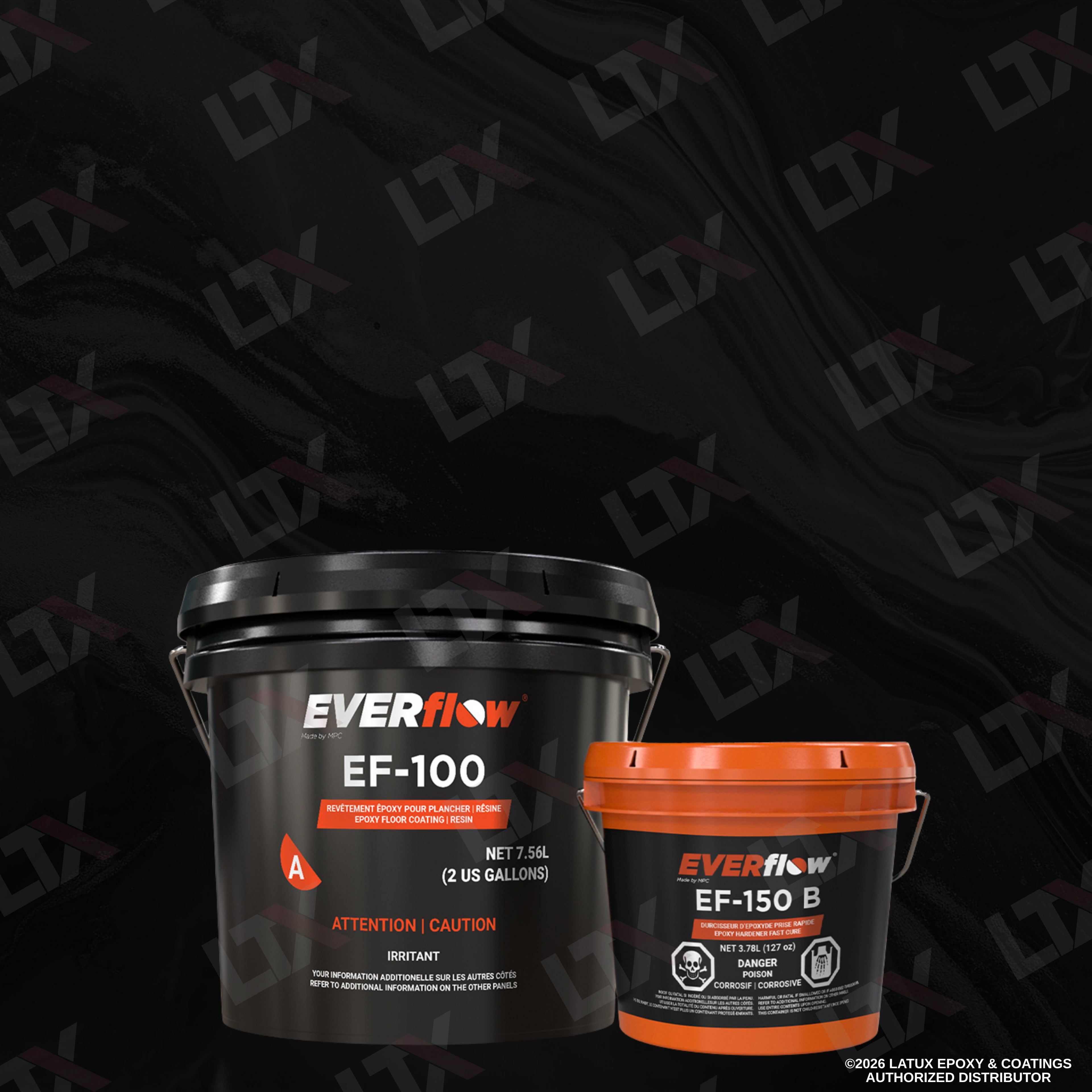 Everflow EF-150 | Fast Cure Epoxy Resin Kit (3gal) | (MPC-150)