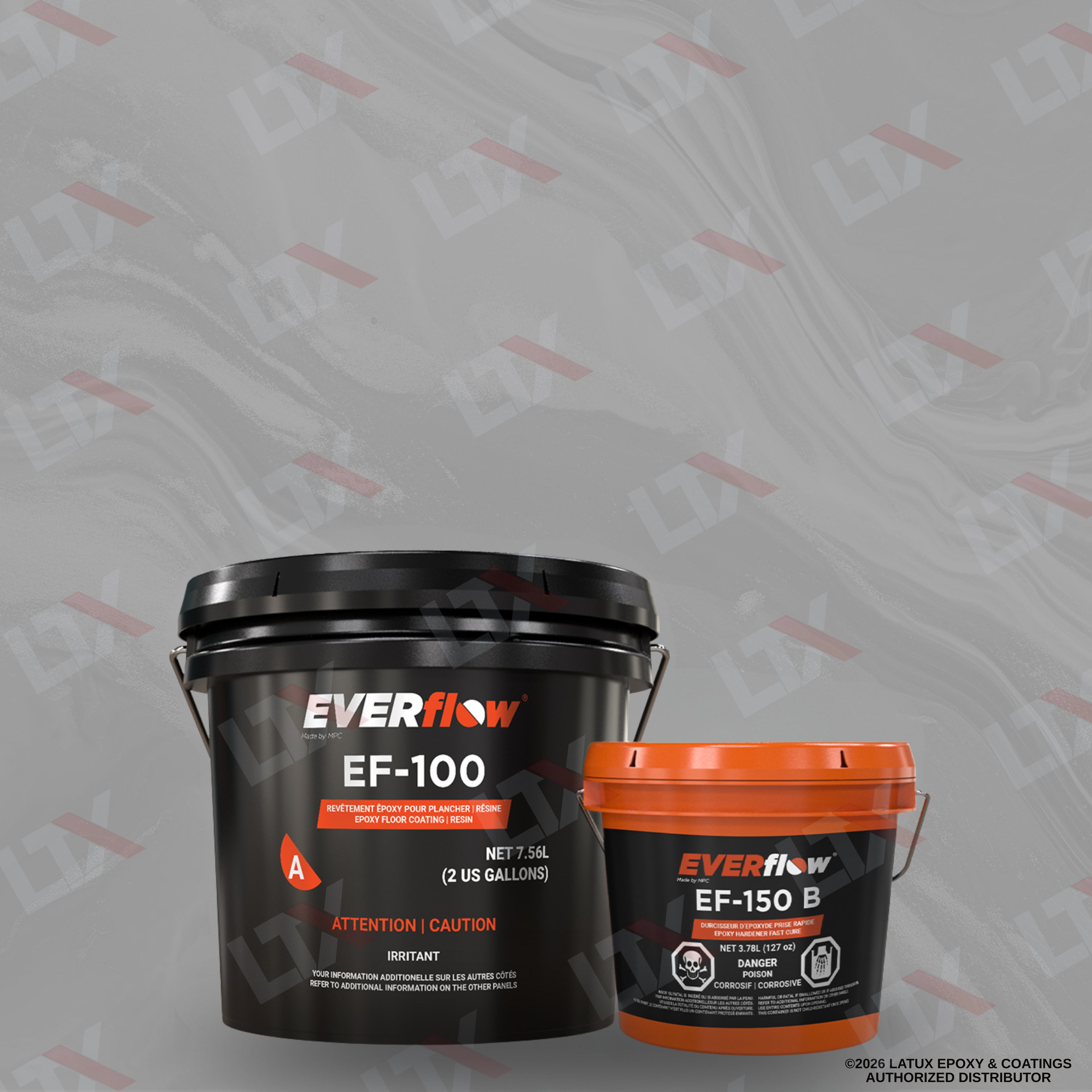 Everflow EF-150 | Fast Cure Epoxy Resin Kit (3gal) | (MPC-150)
