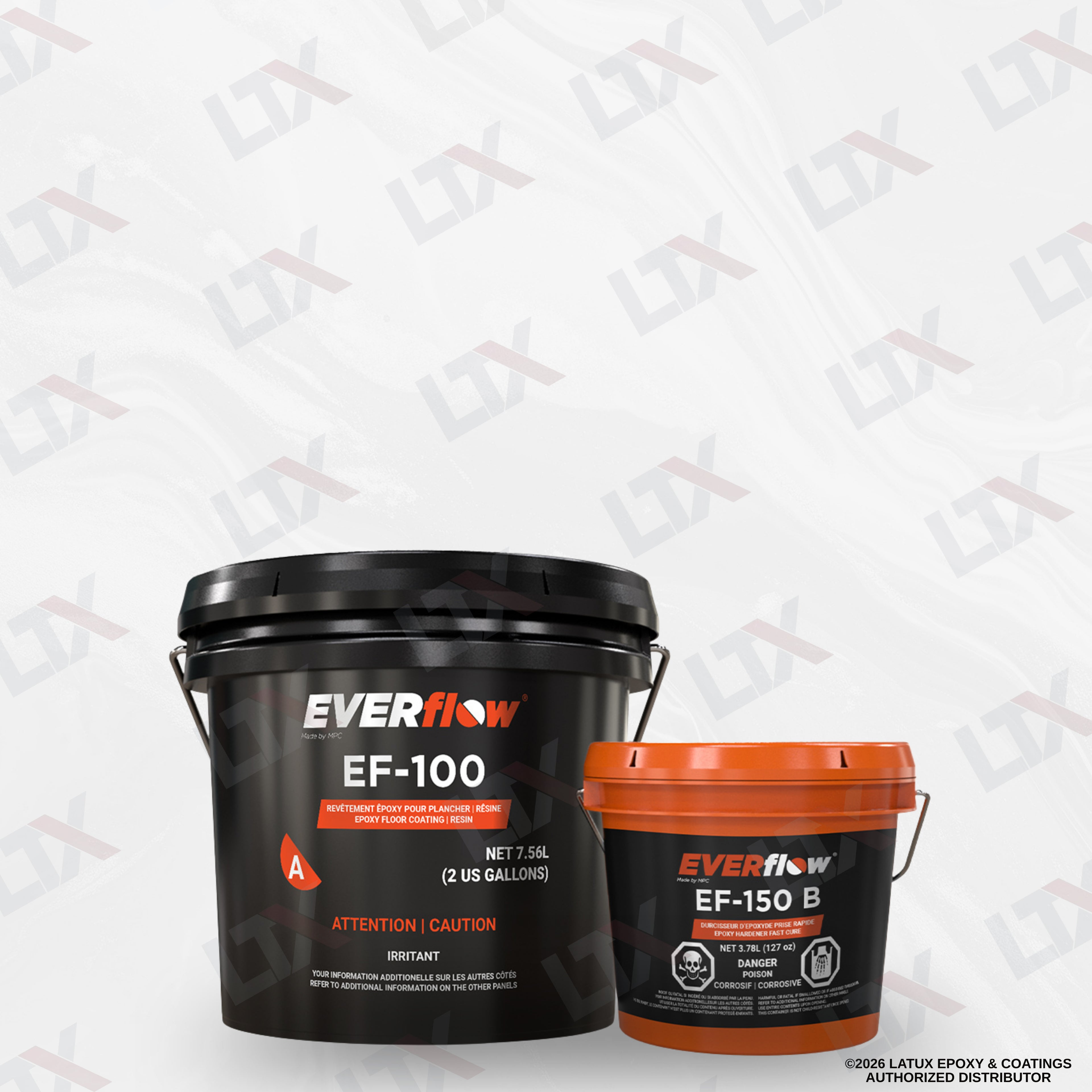 Everflow EF-150 | Fast Cure Epoxy Resin Kit (3gal) | (MPC-150)