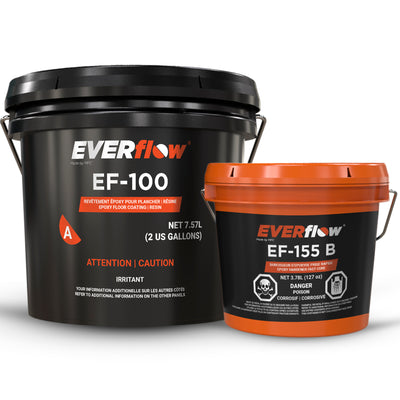 EF-155 | Kit de revestimiento epoxi superrápido para metálicos (3 gal) | 100% Sólidos
