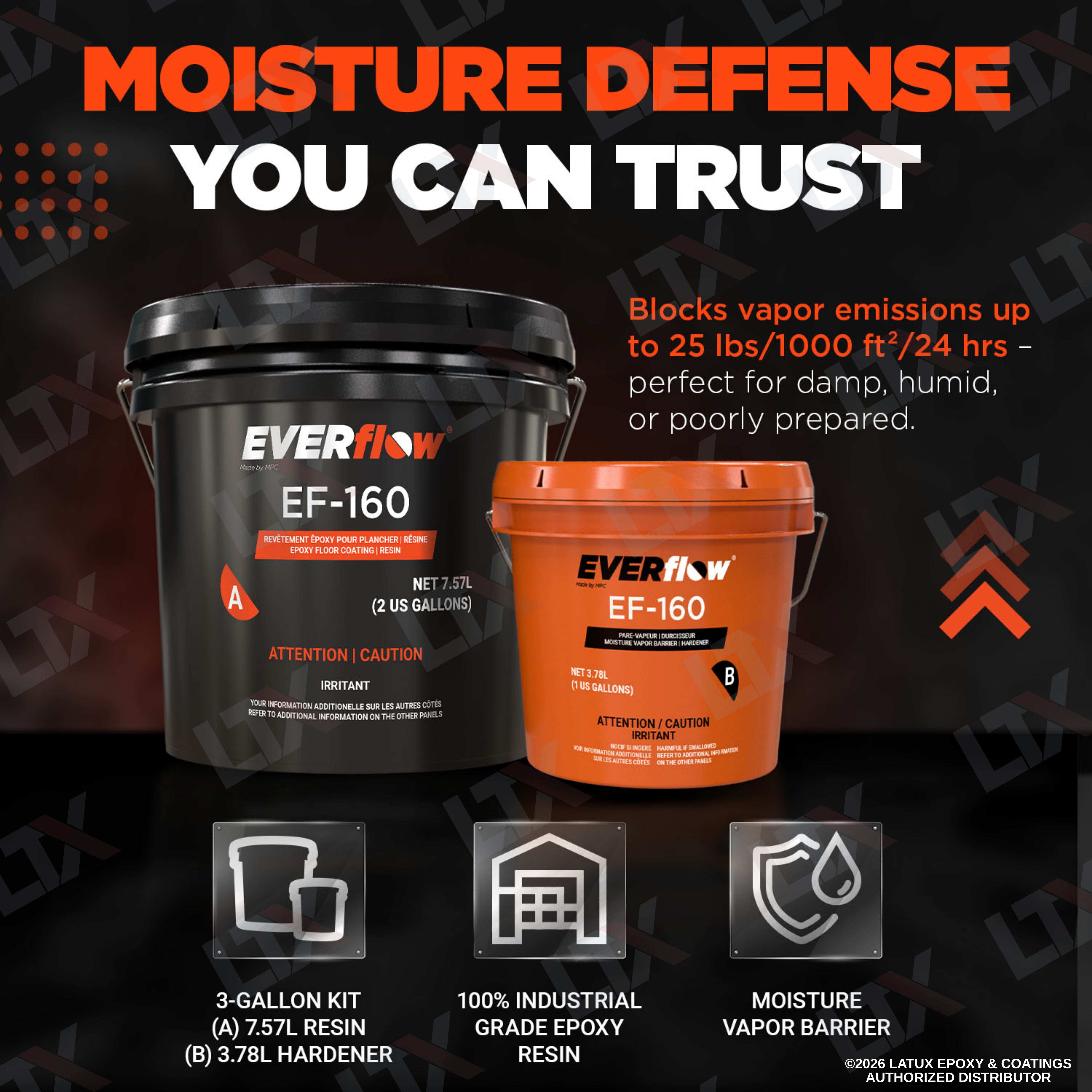 Everflow EF-160 | Moisture Vapor Barrier (3gal) | (MPC-160) Secondary image