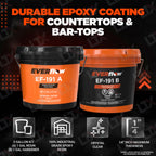 Everflow EF-191 | 100% Solids Countertop Epoxy Kit | (MPC-191)