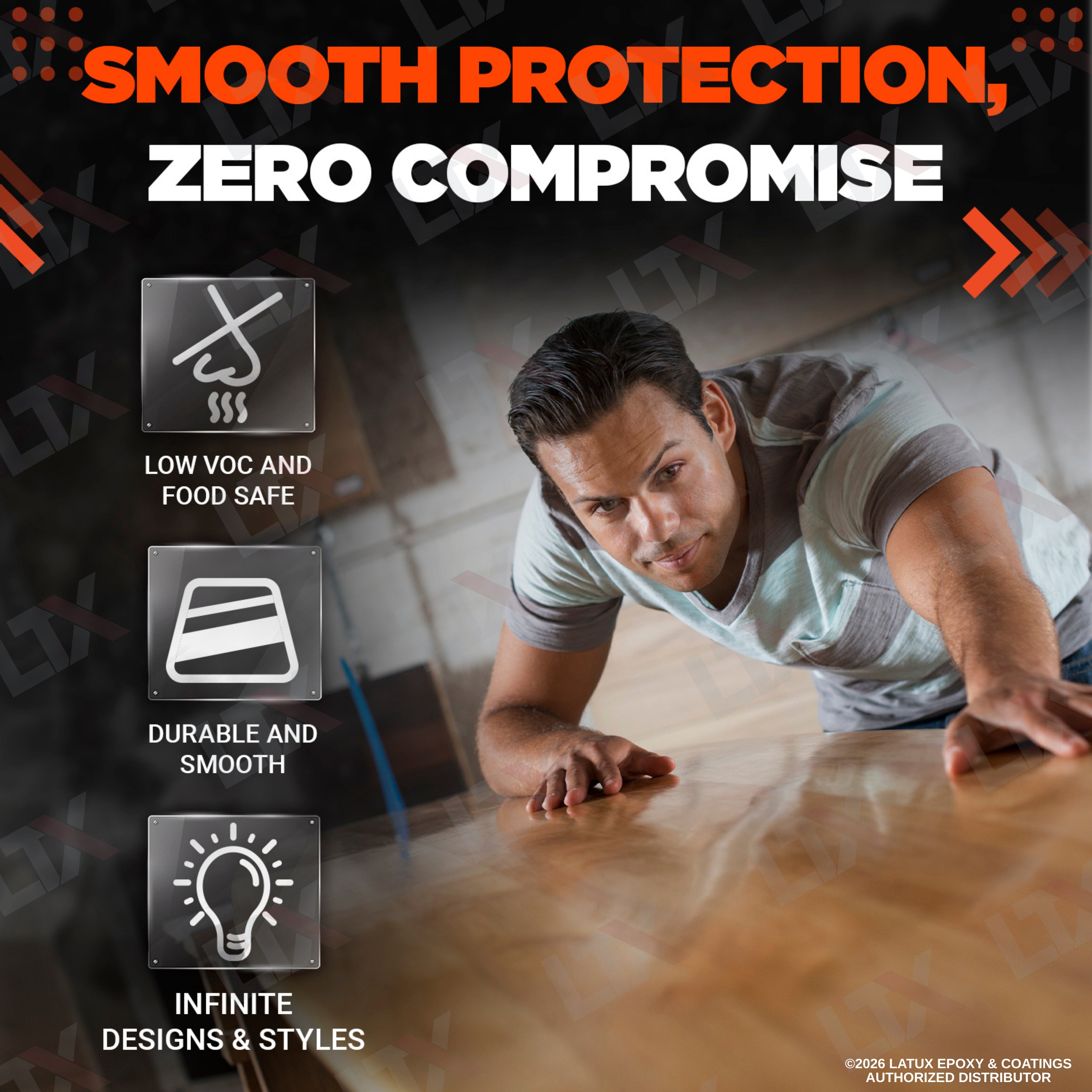 Everflow EF-191 | 100% Solids Countertop Epoxy Kit | (MPC-191)