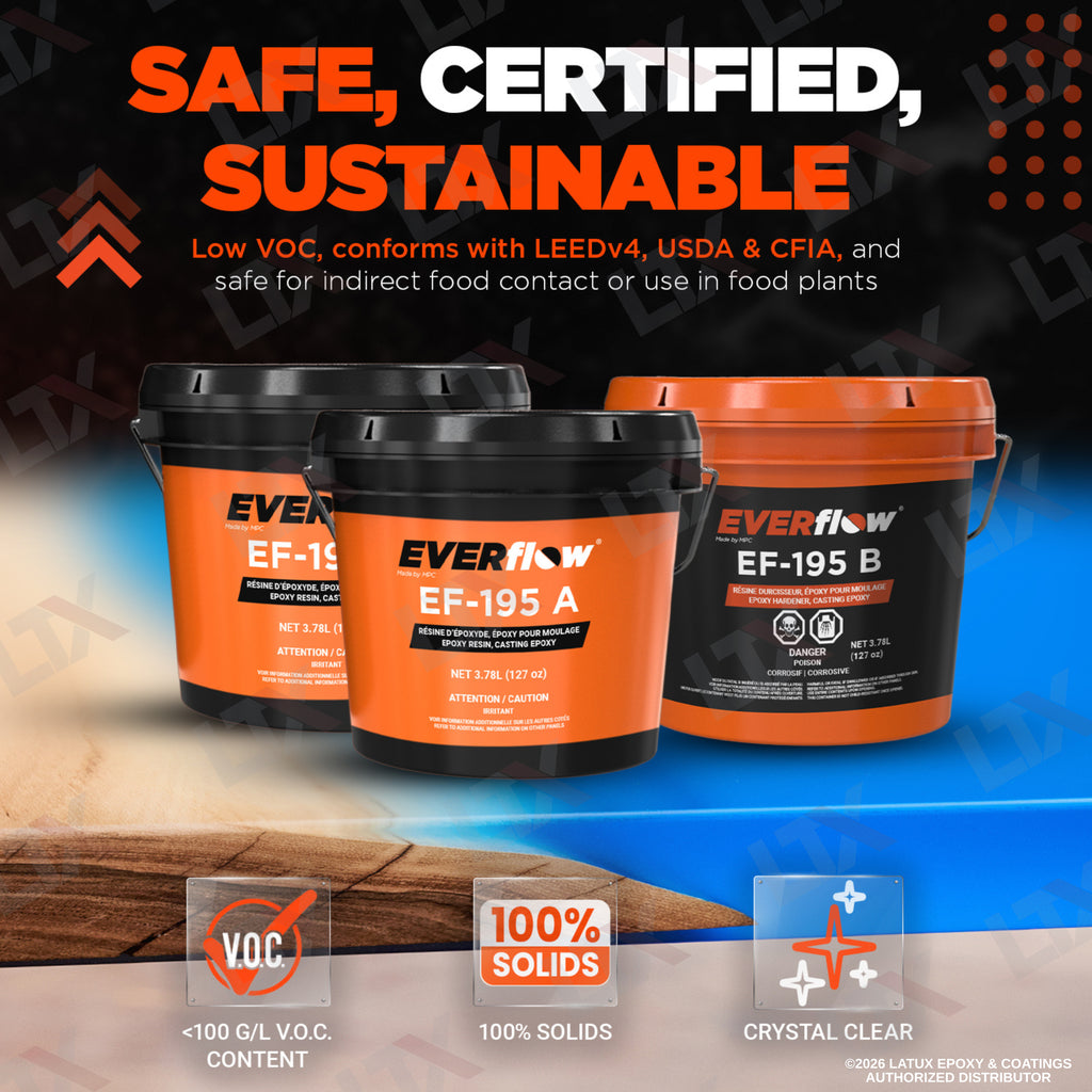 Everflow EF-195 | Low Exotherm Epoxy Casting System | (MPC-195)