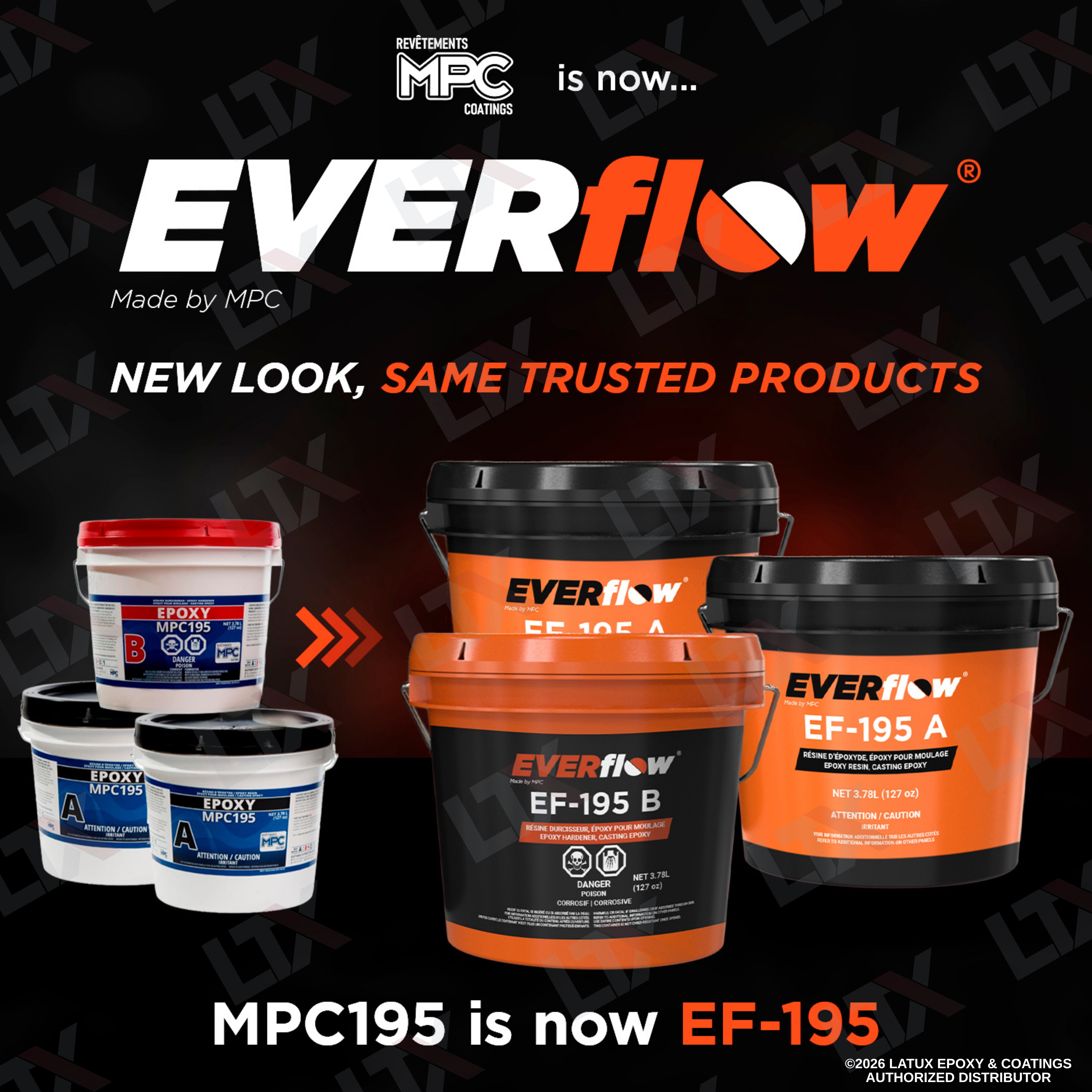 Everflow EF-195 | Low Exotherm Epoxy Casting System | (MPC-195) Secondary image