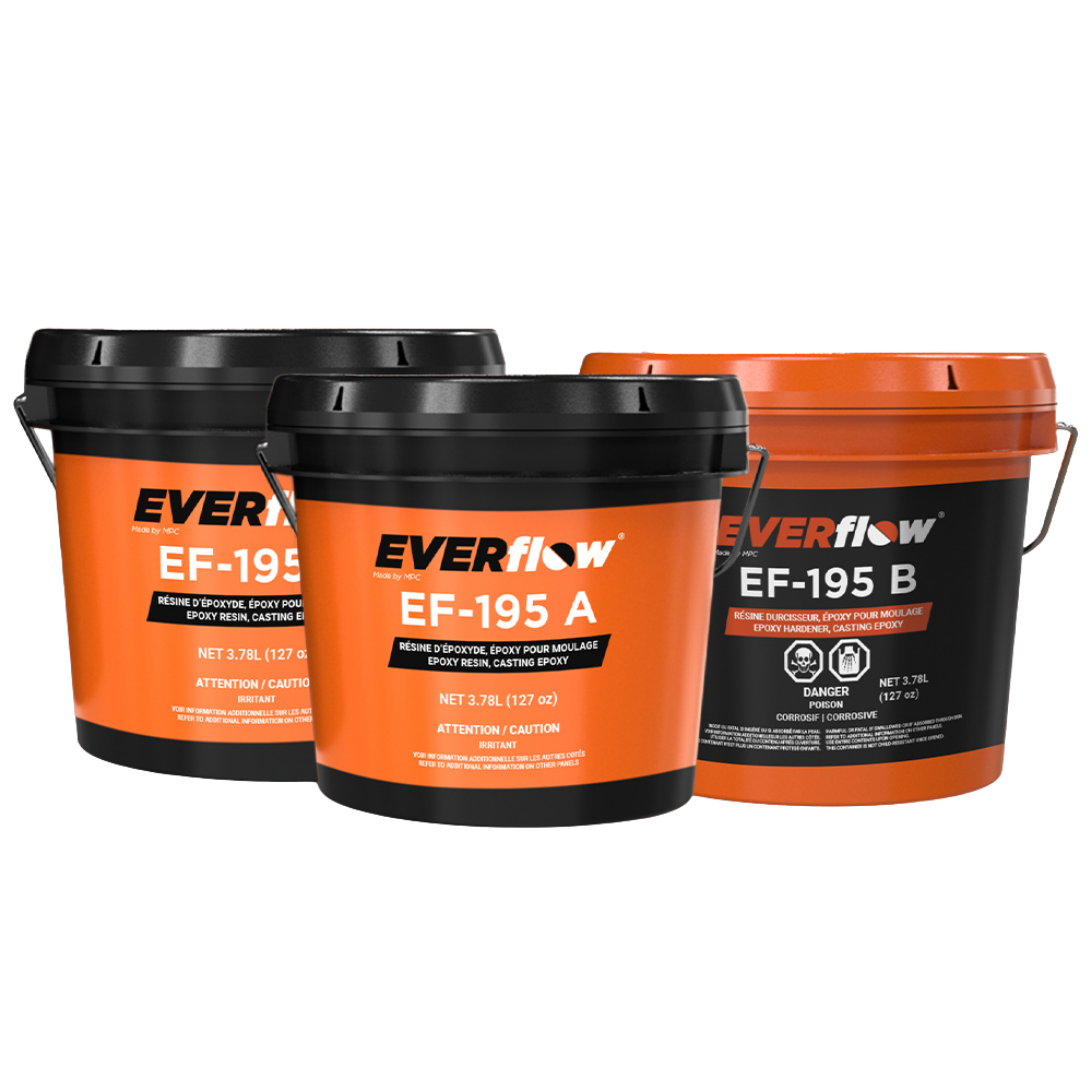 Everflow EF-195 | Low Exotherm Epoxy Casting System | (MPC-195) Main image