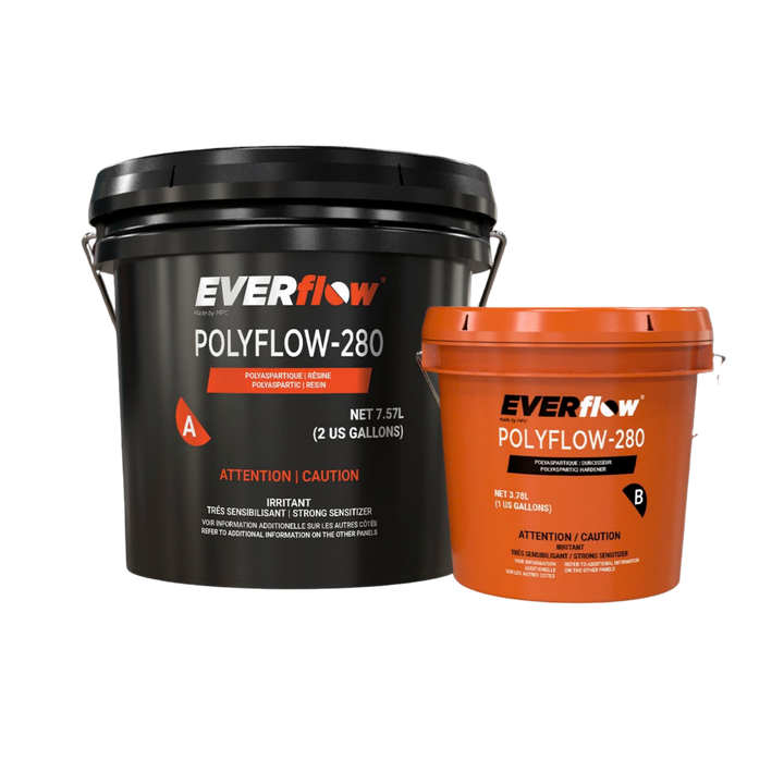 Everflow EF-280 polyaspartic coating kit, 3 gallon