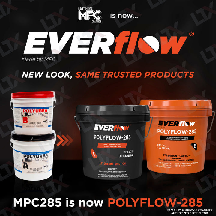 EF-285 polyurea coating finish transition detail