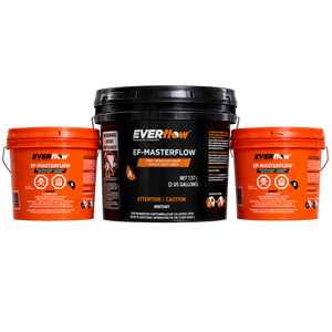 Everflow EF-Masterflow 100% solids UV stable metallic epoxy floor coating 4 gallon kit