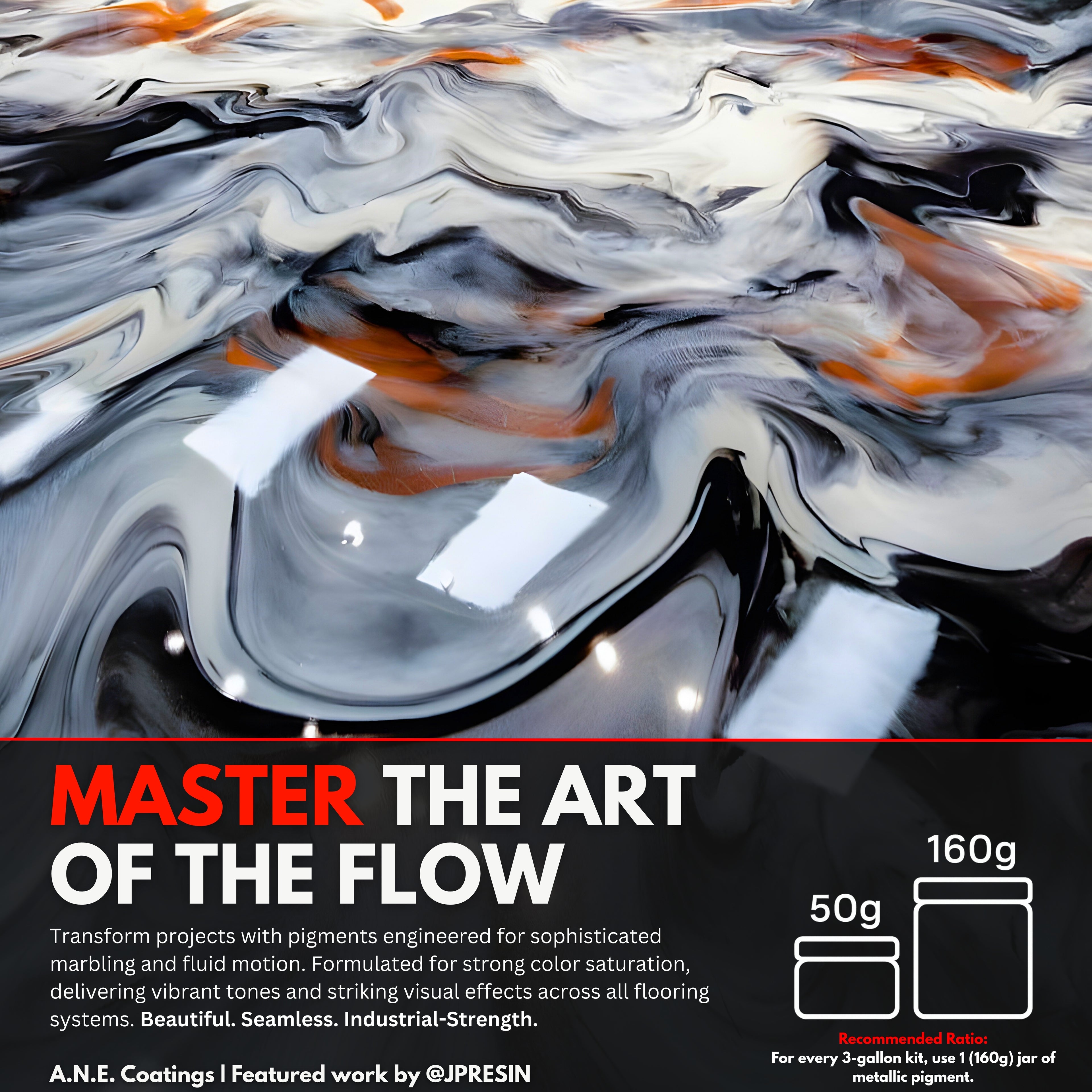 Metallic Epoxy Pigment (160 Grams)