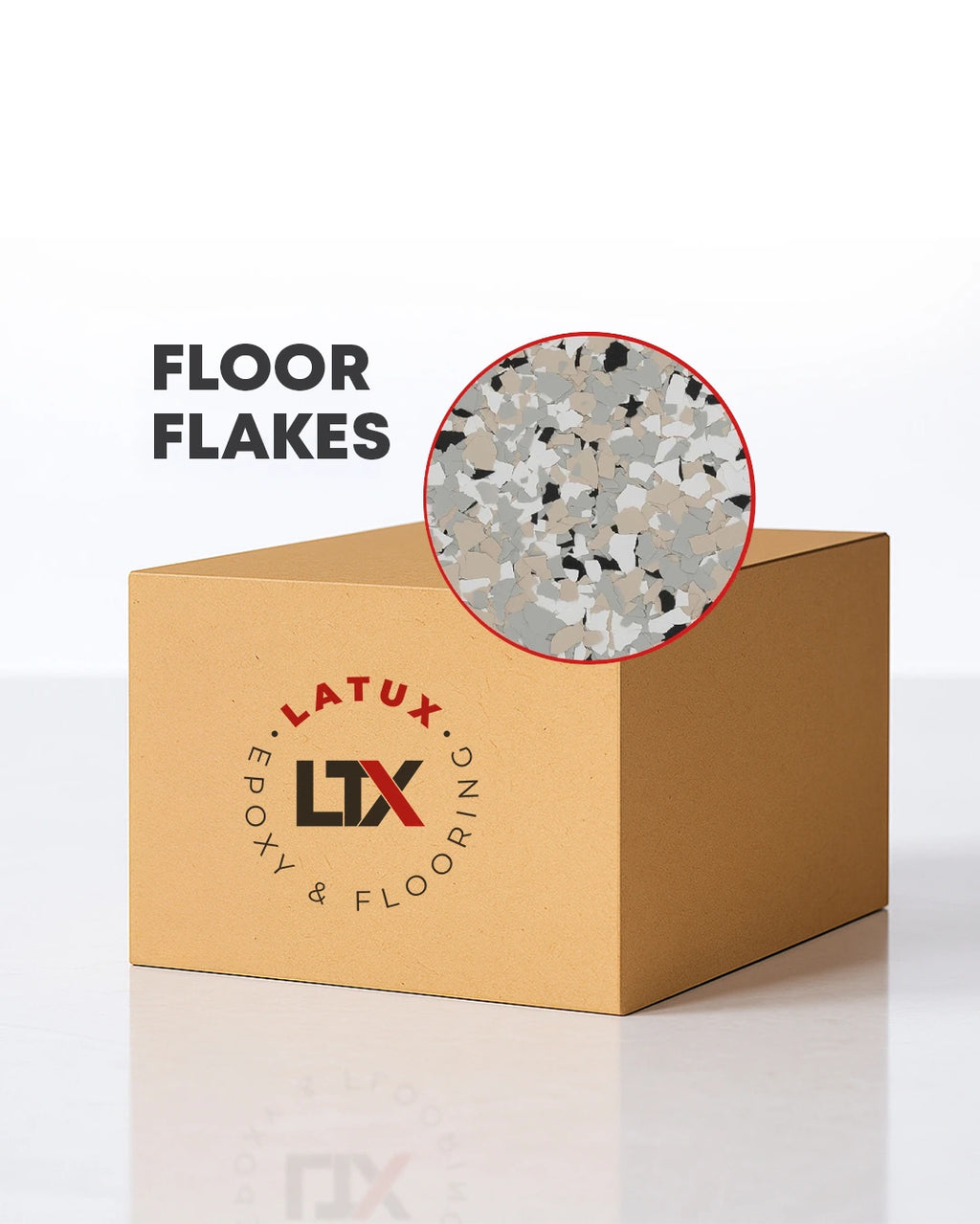 Home and Industrial Flakes for Basement, Shop, and Garage Floors, 40-Pound Box