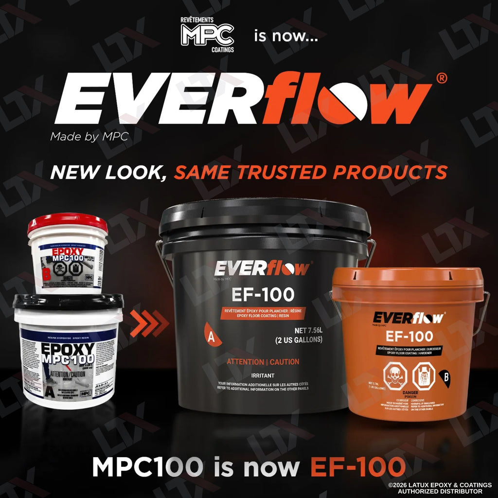 Everflow EF-100 | Epoxy Resin Flooring Kit (3gal) | (MPC-100)