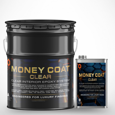 MONEY COAT™ CLEAR | 100% Solids Clear Epoxy Floor Coating