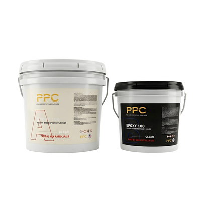 PPC Epoxy 100 Clear 100% Solids Epoxy Floor Coating (3-Gal Kit)