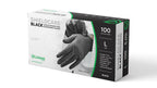 LATUX NITRILE 5 MIL BLACK INDUSTRIAL GLOVE (100 Gloves)