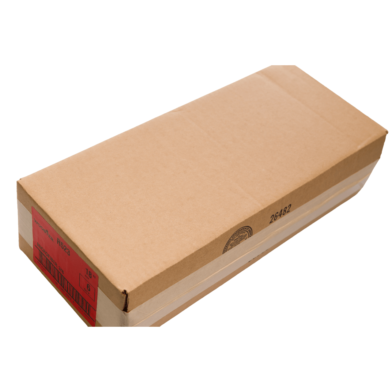 WOOSTER 18inch Microfiber 3-8inch NAP High-Production Roller (6-pack)