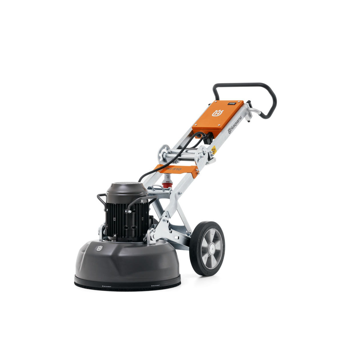 Husqvarna PG 510 planetary floor grinder, front three-quarter view