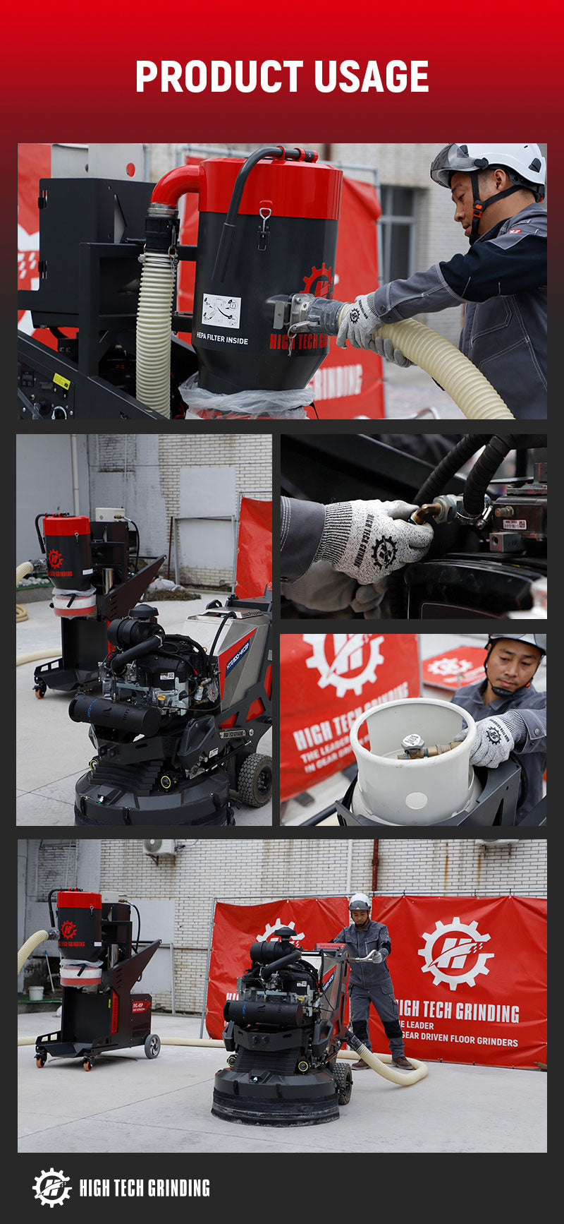 HTG IVC-45P Propane Dust Collector