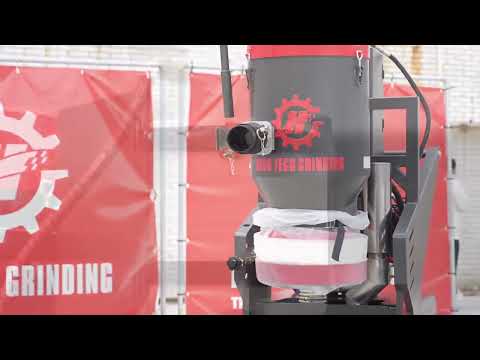 HTG IVC-45P propane dust collector demonstration